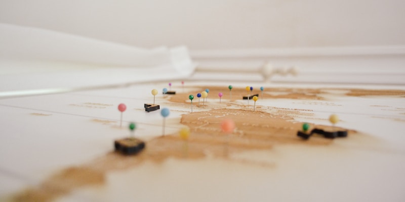 Globe showing world map perspective and scale variations