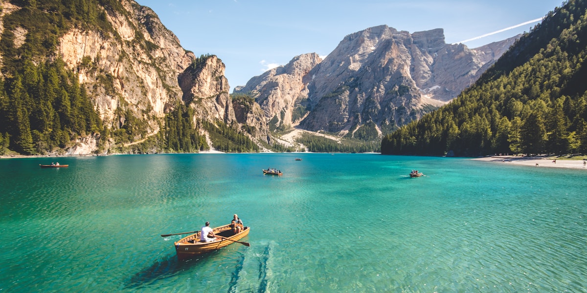 Remote mountain landscape for offline navigation